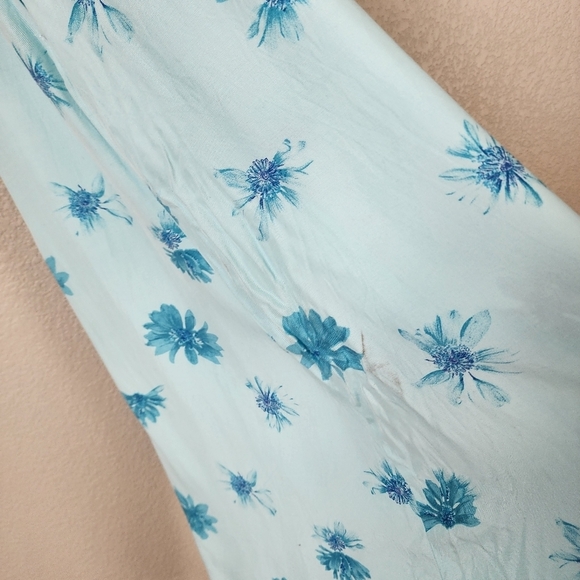 XOXO x VINTAGE 90's floral maxi dress‎ keyhole cut out size 7 - Picture 7 of 10